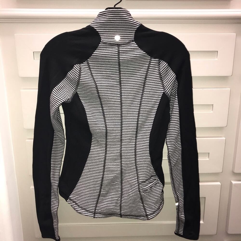 Lululemon Run: U-Turn Pullover Check Pique Black 4 - Picture 6 of 8